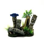 Groep totempalen OS-232 - aquarium decoratie, Ophalen of Verzenden, Nieuw, Sierelement