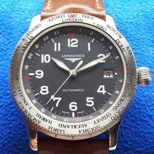 Longines - World Timer Avigation GMT Swissair Exclusive, Handtassen en Accessoires, Horloges | Antiek