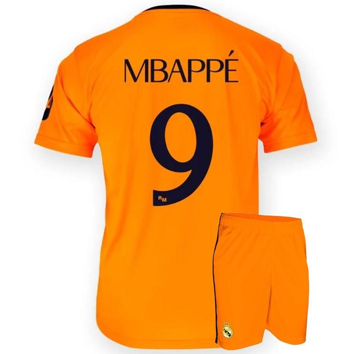 Kingdo Real Madrid Voetbaltenue Mbappe Uit - 2024-2025 -, Sport en Fitness, Voetbal, Bal, Nieuw, Verzenden