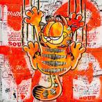 HÖK (1984) - Garfield in Love, Antiquités & Art, Art | Peinture | Moderne