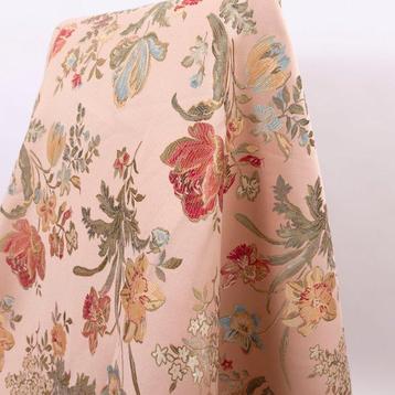 Lampasso Veneziano Rosa - San Leucio - Rococó - Glanzend en
