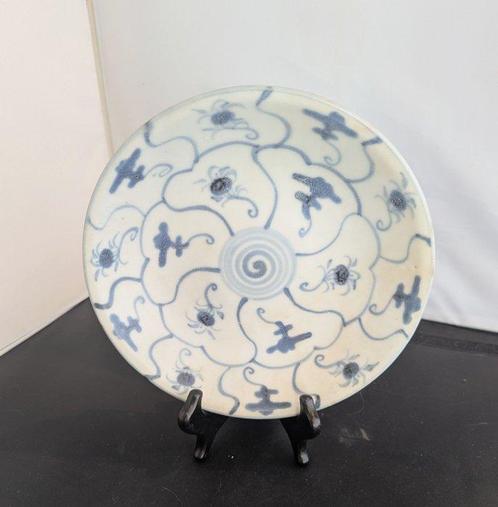 Schotel - Porselein - Tek Sing Lotus bord, Antiek en Kunst, Antiek | Overige Antiek