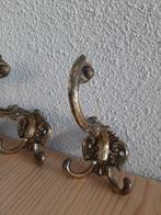 Set kapstokhaken - Messing - Antieke set haken