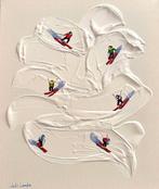 Juli Lampe (1980) - Ski Lovers in the snowy expanses., Antiquités & Art