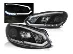 LED tube DRL Black koplampen geschikt voor VW Golf 6, Verzenden