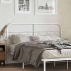 vidaXL Hoofdbord 140 cm metaal wit, Huis en Inrichting, Slaapkamer | Bedden, Verzenden, Nieuw