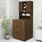 vidaXL Wasmachinekast 70,5x25,5x90 cm bruin eikenkleur, Elektronische apparatuur, Verzenden, Nieuw
