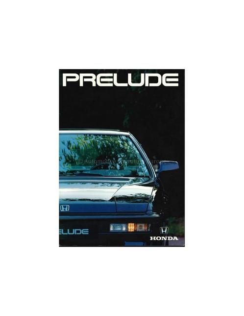 1990 HONDA PRELUDE BROCHURE NEDERLANDS, Livres, Autos | Brochures & Magazines