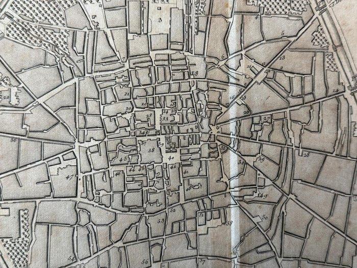 Jeròme Lefrancois de Lalande - Carta topografica di Bologna, Boeken, Atlassen en Landkaarten