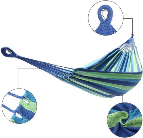 Natuurlijke hangmat voor buiten - 2 personen - snel te mo..., Tuin en Terras, Hangmatten, Nieuw, Ophalen of Verzenden