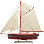 Zeilboot model 58cm donkerblauw, Hobby en Vrije tijd, Verzenden, Nieuw