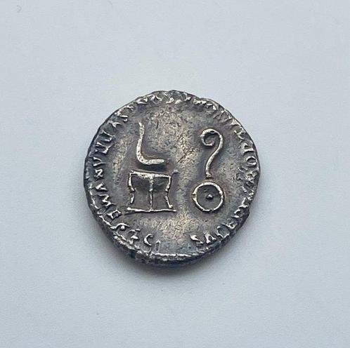 Romeinse Rijk. Nero als Caesar, 50 - 54 n. Chr. Denarius, Postzegels en Munten, Munten | Europa | Niet-Euromunten