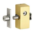 Bijzetslot Elegant buiten draaiend messing ongelakt, Doe-het-zelf en Bouw, Nieuw, Overige materialen, Klink of Kruk