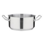 Kookpan RVS laag model 4,5L |  24(Ø)x10(h)cm Vogue, Verzenden, Nieuw in verpakking