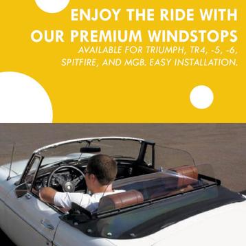 Windschermen voor TR4-6, Spitfire &amp; MGB beschikbaar voor biedingen