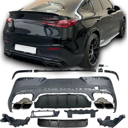 Diffuser + uitlaatsierstukken 2X2 (CHROOM) voor Mercedes C25, Auto diversen, Auto-accessoires, Verzenden