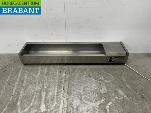 RVS Afinox Opzetvitrine Opzet koelvitrine saladière 7 x 1/4, Zakelijke goederen, Horeca | Keukenapparatuur, Ophalen of Verzenden