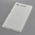 TPU Case voor Sony Xperia XZ1 Transparant wit, Verzenden