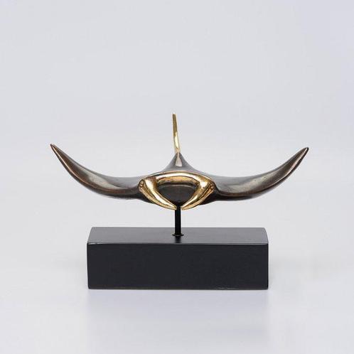 sculptuur, FREE SHIPPING EU MAINLAND - Bronze Manta Ray, Antiek en Kunst, Kunst | Designobjecten