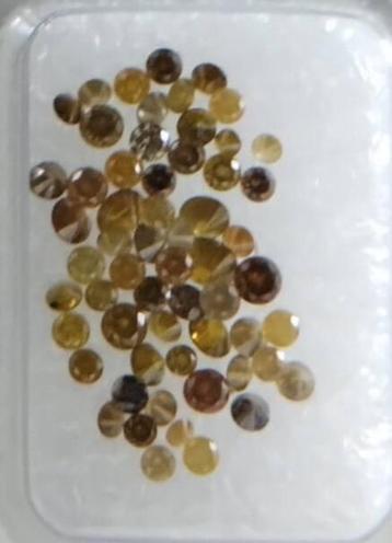 59 pcs Diamant (Natuurlijk) - 1.43 ct - Rond - I3, VS1 -