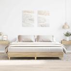vidaXL Bedframe zonder matras hout sonoma eikenkleurig, Verzenden, Nieuw