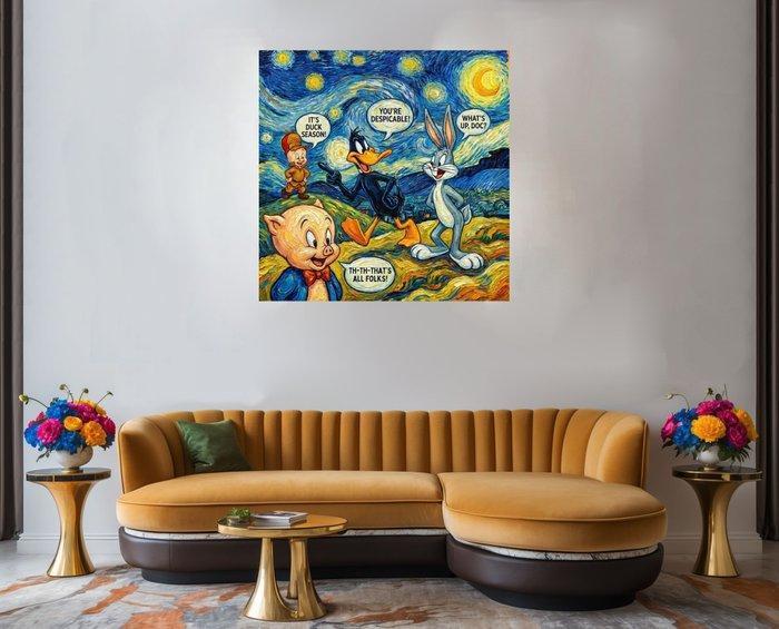 LuisonArt - Che succede, Van Gogh? - XXL, Antiquités & Art, Art | Peinture | Moderne