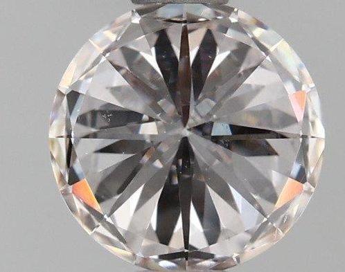 1 pcs Diamant (Couleur naturelle) - 0.81 ct - Rond - Very, Handtassen en Accessoires, Edelstenen