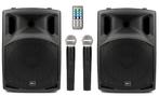 QTX Sound PAV8-UHF Set Met DVD Speler En UHF Microfoons, Audio, Tv en Foto, Nieuw