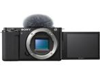 Sony ZV-E10 - Compactcamera - Systeemcamera - Vlogcamera -, Verzenden, Zo goed als nieuw