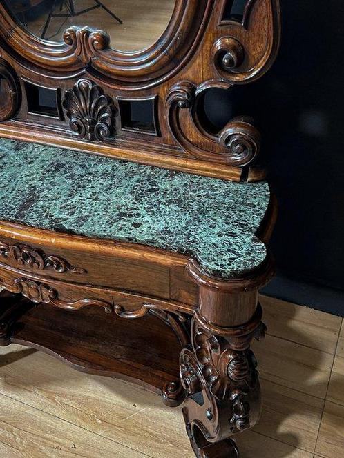 Wandtafel - Hout, Marmer, spiegel, Antiek en Kunst, Antiek | Overige Antiek
