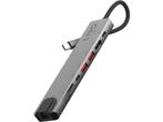 Linq LQ48010 - Pro Multiport Hub 8in1 USB-C - 4K/60Hz HDMI, Verzenden, Zo goed als nieuw