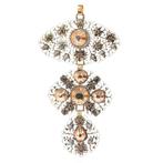 Hanger - 18 karaat Roségoud - Diamant - Vintage antiek anno, Handtassen en Accessoires, Antieke sieraden