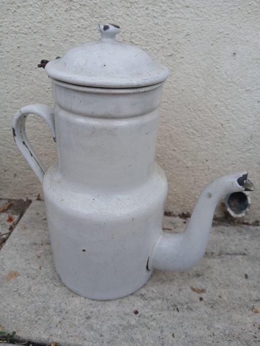 Koffiezetapparaat (8) - Emaille, Metaal, Hout - Samen in, Antiek en Kunst, Antiek | Keukengerei