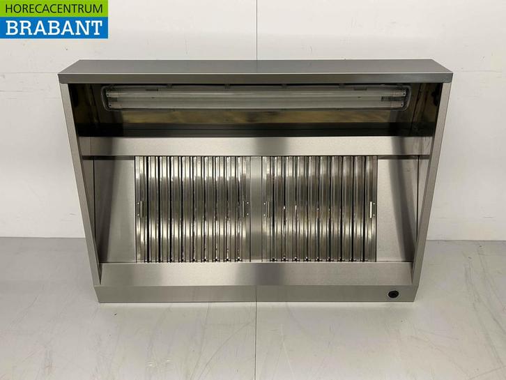RVS Afzuigkap Dampkap met lamellen filters Premium-line 140, Elektronische apparatuur, Afzuigkappen, Nieuw, Ophalen of Verzenden