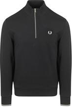 Fred Perry Half Zip Trui Zwart maat Maat 48/50 (M) Heren, Kleding | Heren, Truien en Vesten, Zwart, Nieuw, Fred Perry, Verzenden
