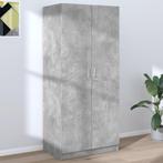 vidaXL Garde-robe Gris béton 80x52x180 cm Bois, Verzenden, Neuf