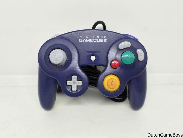 Nintendo Gamecube - Controller Indigo / Clear, Games en Spelcomputers, Spelcomputers | Nintendo GameCube, Gebruikt, Verzenden