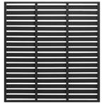 vidaXL Schuttingpaneel 180x180 cm HKC zwart, Tuin en Terras, Verzenden, Nieuw