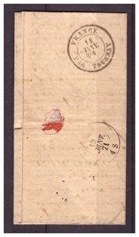 Frankrijk 1871 - Zeer mooie ballonmonté Le Duquesne De, Postzegels en Munten, Postzegels | Europa | Frankrijk