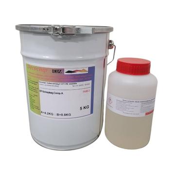 Epoxy of PU schraaplaag 5 per blik - schraplaag disponible aux enchères