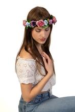 Glitter Bloemenkrans Haar Rozenkrans Paars Paarse Bloemen Ha, Kleding | Dames, Ophalen of Verzenden, Nieuw