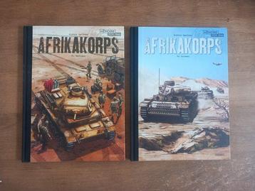 Afrikakorps T1 + T2 + 2x dédicace - 2x C - 2 Album - Eerste beschikbaar voor biedingen