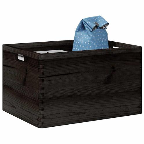 vidaXL Houten kist met handvatten 40x30x23 cm massief, Doe-het-zelf en Bouw, Kratten en Dozen, Nieuw, Verzenden