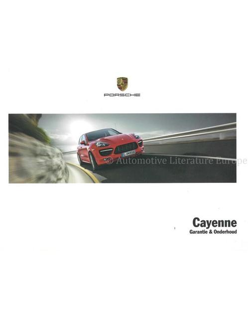 2012 PORSCHE CAYENNE GARANTIE & ONDERHOUD NEDERLANDS, Autos : Divers, Modes d'emploi & Notices d'utilisation