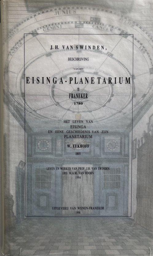 Beschrijving Eisinga planetarium te Franeker 1780, Livres, Science, Envoi