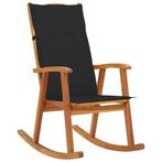 vidaXL Schommelstoel met kussens massief acaciahout, Tuin en Terras, Tuinstoelen, Verzenden, Nieuw