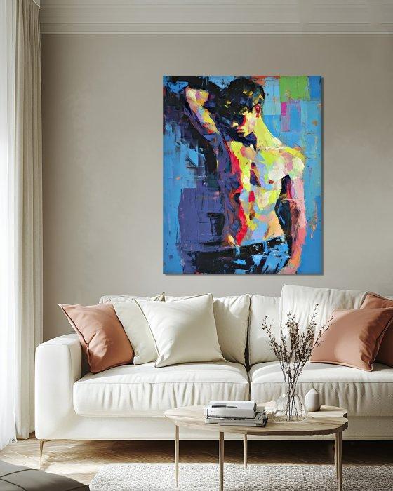 Michael Mey - Vivid Chad - XL, Antiek en Kunst, Kunst | Schilderijen | Modern