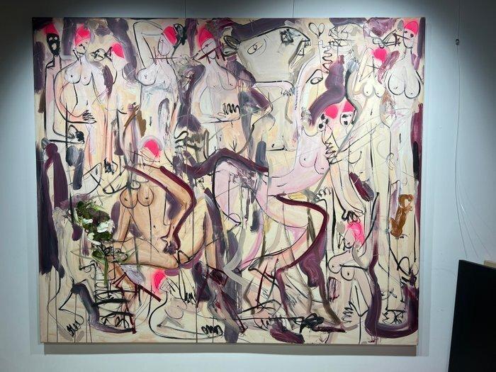 Vladinsky (1988) - Untitled (Beneath the Surface) No 2 XXL, Antiek en Kunst, Kunst | Schilderijen | Modern