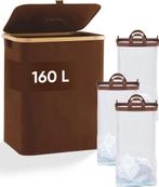 DARI. - Wasmand 3 vakken - Wassorteerder - 160L - met 3, Verzenden