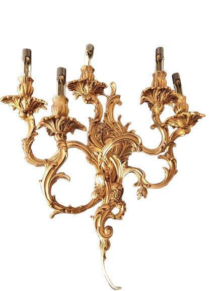 Wandkandelaar - Legering, Antiek en Kunst, Curiosa en Brocante